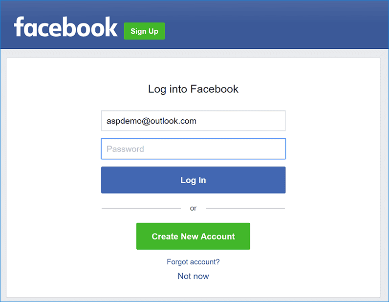 Login password facebook account Can I