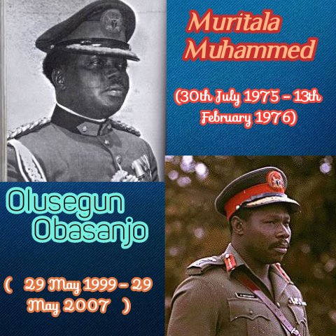 Murtala Muhammed and Olusegun Obasanjo