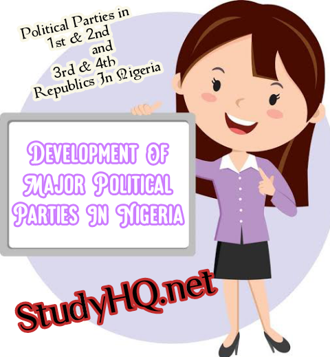 The Development Of Major Political Parties In Nigeria