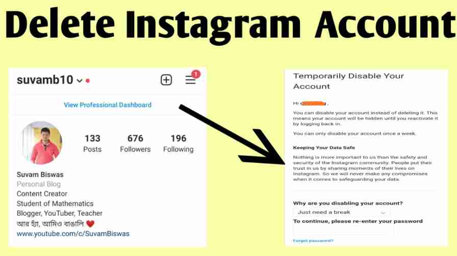 How to Delete Instagram Acoount in 2022 How to Delete Instagram Acoount in 2022