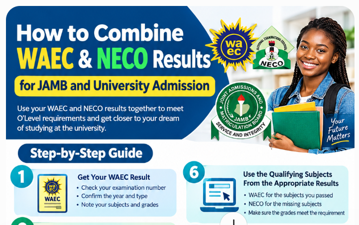 How to Combine WAEC and NECO Results for JAMB and University Admission