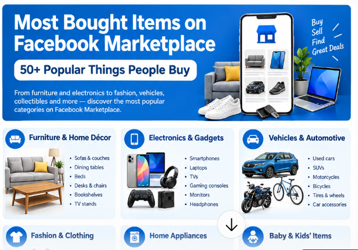 What Are the Most Bought Items on Facebook Marketplace?