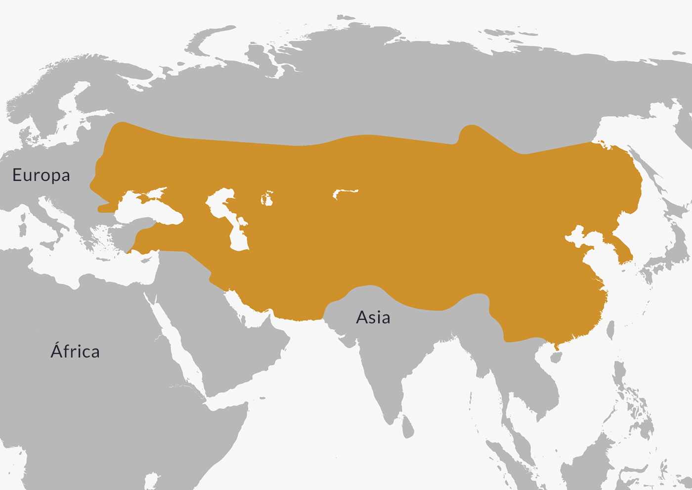 Location of the Mongol Empire